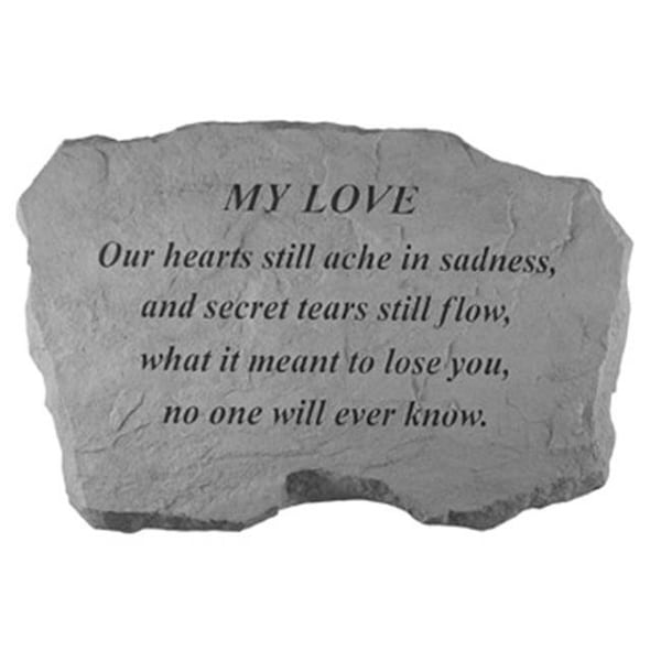 Kay Berry Inc Kay Berry- Inc. 99320 My Love-Our Hearts Still Ache In Sadness - Memorial - 16 Inches x 10.5 Inches x 1.5 Inches 99320 - main